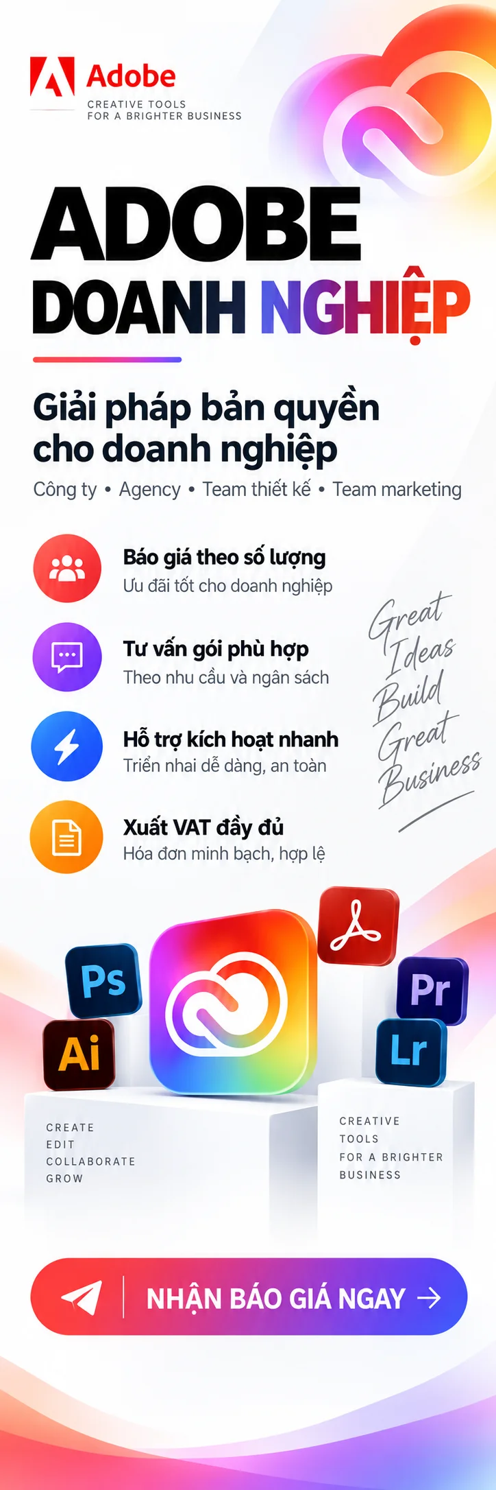 Quảng cáo Adobe Creative Cloud